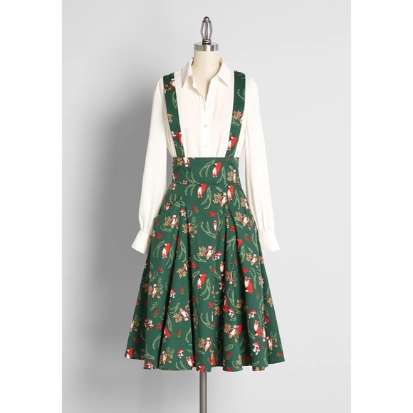 ModCloth Collectif Winter Fox Skirt - Picture 1 of 4